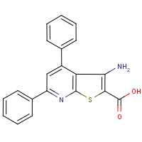 CAS: 58327-77-8 | OR13366 | 3-Amino-4,6-diphenylthieno[2,3-b]pyridine-2-carboxylic acid