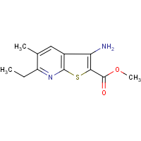 CAS: 632291-81-7 | OR13367 | Methyl 3-amino-6-ethyl-5-methylthieno[2,3-b]pyridine-2-carboxylate