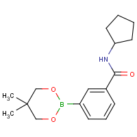 CAS: 850567-45-2 | OR1339 | N-Cyclopentyl-3-(5,5-dimethyl-1,3,2-dioxaborinan-2-yl)benzamide