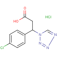 CAS:1171588-36-5 | OR13462 | 3-(4-Chlorophenyl)-3-(1H-tetrazol-1-yl)propanoic acid hydrochloride