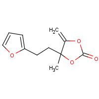 CAS:632291-69-1 | OR13479 | 4-[2-(Fur-2-yl)ethyl]-4-methyl-5-methylene-1,3-dioxolan-2-one