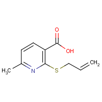 CAS: 127868-10-4 | OR13537 | 2-(Allylthio)-6-methylnicotinic acid