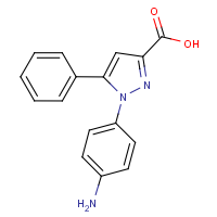 CAS: 957505-58-7 | OR1376 | 1-(4-Aminophenyl)-5-phenyl-1H-pyrazole-3-carboxylic acid