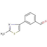 CAS:850375-05-2 | OR1385 | 3-(2-Methyl-1,3-thiazol-4-yl)benzaldehyde