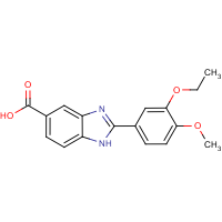 CAS:1018255-95-2 | OR13880 | 2-(3-Ethoxy-4-methoxyphenyl)-1H-benzimidazole-5-carboxylic acid