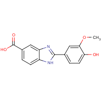 CAS:904818-64-0 | OR13881 | 2-(4-Hydroxy-3-methoxyphenyl)-1H-benzimidazole-5-carboxylic acid