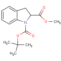 CAS: 186704-03-0 | OR14009 | Methyl indoline-2-carboxylate, N-BOC protected