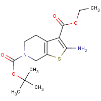 CAS:193537-14-3 | OR14010 | Ethyl 2-amino-4,5,6,7-tetrahydrothieno[2,3-c]pyridine-3-carboxylate, N-BOC protected