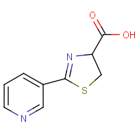 CAS:116247-03-1 | OR1406 | 4,5-Dihydro-2-(pyridin-3-yl)-1,3-thiazole-4-carboxylic acid
