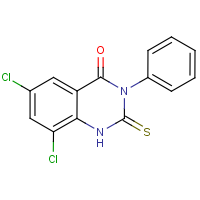 CAS:67867-62-3 | OR14110 | 6,8-Dichloro-2,3-dihydro-3-phenyl-2-thioxo-1H-quinazolin-4-one