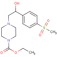 CAS: 924869-23-8 | OR14122 | Ethyl 4-{2-hydroxy-2-[4-(methylsulphonyl)phenyl]ethyl}piperazine-1-carboxylate