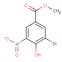 CAS: 40258-72-8 | OR14142 | Methyl 3-bromo-4-hydroxy-5-nitrobenzoate