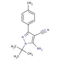 CAS: 186896-24-2 | OR14182 | 5-Amino-1-(tert-butyl)-3-(4-methylphenyl)-1H-pyrazole-4-carbonitrile