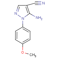 CAS: 116884-64-1 | OR14184 | 5-Amino-1-(4-methoxyphenyl)-1H-pyrazole-4-carbonitrile
