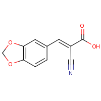 CAS:49711-55-9 | OR14187 | 3-(1,3-Benzodioxol-5yl)-2-cyanoacrylic acid