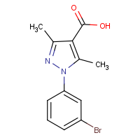 CAS: 959582-69-5 | OR14192 | 1-(3-Bromophenyl)-3,5-dimethyl-1H-pyrazole-4-carboxylic acid