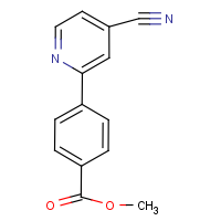 CAS:886361-52-0 | OR14222 | Methyl 4-(4-cyano-2-pyridinyl)benzenecarboxylate