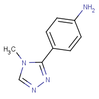 CAS: 690632-18-9 | OR14247 | 4-(4-Methyl-4H-1,2,4-triazol-3-yl)aniline