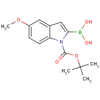 CAS: 290331-71-4 | OR14256 | 5-Methoxy-1H-indole-2-boronic acid, N-BOC protected