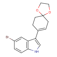 CAS:282546-99-0 | OR14268 | 5-Bromo-3-(1,4-dioxaspiro[4,5]dec-7-en-8-yl)-1H-indole