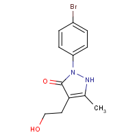 CAS: 885949-90-6 | OR14368 | 2-(4-Bromophenyl)-4-(2-hydroxyethyl)-5-methyl-1,2-dihydro-3H-pyrazol-3-one