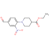 CAS:885949-64-4 | OR14375 | 4-[4-(Ethoxycarbonyl)piperidin-1-yl]-3-nitrobenzaldehyde