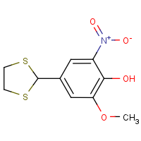 CAS: 331460-87-8 | OR14420 | 4-(1,3-Dithiolan-2-yl)-2-methoxy-6-nitrophenol