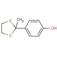 CAS:22068-57-1 | OR14424 | 2-(4-Hydroxyphenyl)-2-methyl-1,3-dithiolane