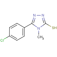 CAS:29527-27-3 | OR14448 | 5-(4-Chlorophenyl)-4-methyl-3-thio-4H-1,2,4-triazole