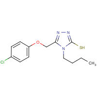 CAS:720667-80-1 | OR14459 | 4-Butyl-5-(4-chlorophenoxymethyl)-4H-1,2,4-triazole-3-thiol