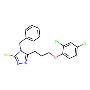 CAS:885267-51-6 | OR14464 | 4-Benzyl-5-[3-(2,4-Dichlorophenoxy)propyl)]-4H-1,2,4-triazole-3-thiol