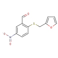CAS:885267-52-7 | OR14470 | 2-[(Fur-2-ylmethyl)thio]-5-nitrobenzaldehyde