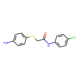 CAS:882749-75-9 | OR14479 | 2-[(4-Aminophenyl)thio]-N-(4-chlorophenyl)acetamide