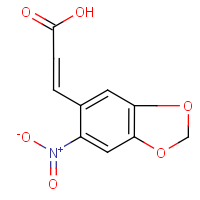 CAS: 6315-90-8 | OR1456 | 3-(6-Nitro-1,3-benzodioxol-5-yl)acrylic acid