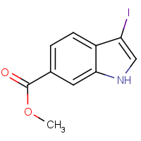 CAS:850374-98-0 | OR1459 | Methyl 3-iodo-1H-indole-6-carboxylate