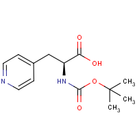 CAS:37535-57-2 | OR14662 | 3-(Pyridin-4-yl)-L-alanine, N-BOC protected