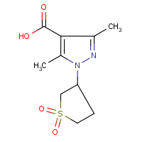 CAS: 1134555-25-1 | OR14799 | 3,5-Dimethyl-1-(1,1-dioxotetrahydrothiophen-3-yl)-1H-pyrazole-4-carboxylic acid