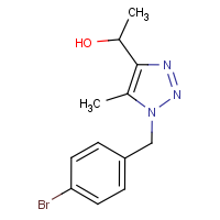 CAS:1017782-60-3 | OR14809 | 1-(4-Bromobenzyl)-4-(1-hydroxyethyl)-5-methyl-1H-1,2,3-triazole