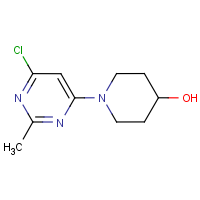 CAS: 936845-82-8 | OR14817 | 1-(6-Chloro-2-methylpyrimidin-4-yl)-4-hydroxypiperidine