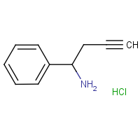 CAS:1177093-09-2 | OR14851 | (1-Aminobut-3-yn-1-yl)benzene hydrochloride