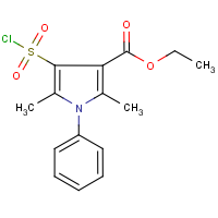 CAS: 306936-28-7 | OR1502 | Ethyl 3-chlorosulphonyl-2,5-dimethyl-1-phenylpyrrole-4-carboxylate