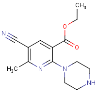 CAS: 402479-97-4 | OR15037 | Ethyl 5-cyano-6-methyl-2-(piperazin-1-yl)nicotinate