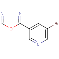 CAS: 924869-13-6 | OR15070 | 3-Bromo-5-(1,3,4-oxadiazol-2-yl)pyridine