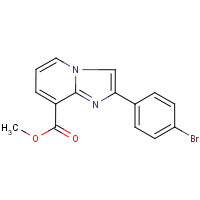 CAS:133427-41-5 | OR15102 | Methyl 2-(4-bromophenyl)imidazo[1,2-a]pyridine-8-carboxylate