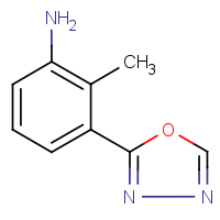 CAS:924869-12-5 | OR15110 | 2-Methyl-3-(1,3,4-oxadiazol-2-yl)aniline