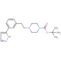 CAS: 1186648-43-0 | OR15123 | 4-[3-(1H-Pyrazol-5-yl)phenethyl]piperazine, N1-BOC protected