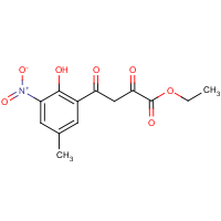 CAS:859843-60-0 | OR15192 | Ethyl 2,4-dioxo-4-(2-hydroxy-5-methyl-3-nitrophenyl)butanoate