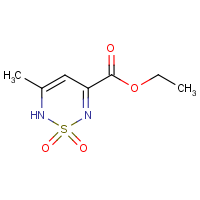 CAS:5863-20-7 | OR15194 | Ethyl 1,6-dihydro-1,1-dioxo-5-methyl-1,2,6-thiadiazine-3-carboxylate