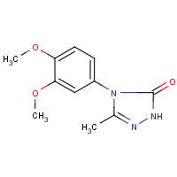 CAS:860787-33-3 | OR15283 | 2,4-Dihydro-4-(3,4-dimethoxyphenyl)-5-methyl-3H-1,2,4-triazol-3-one