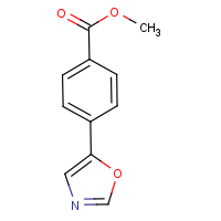 CAS:179057-14-8 | OR15295 | Methyl 4-(1,3-oxazol-5-yl)benzoate